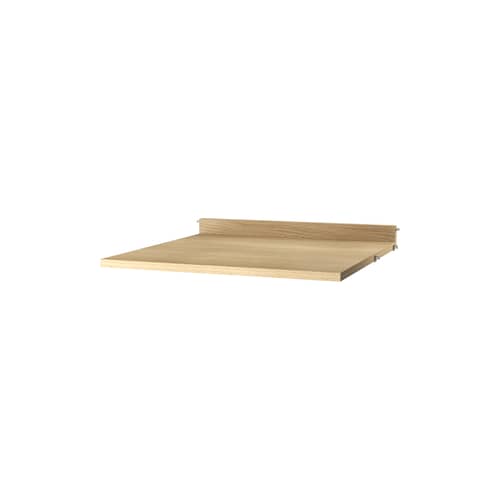 Bureau / L 58 x P 58 cm - String Furniture - Chêne - Aggloméré plaqué chêne