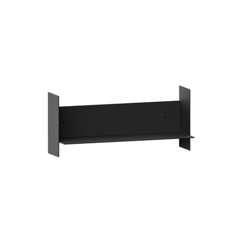 Étagère Pli métal noir / L 45 x P 15 cm - TIPTOE - Noir Graphite - Acier thermolaqué