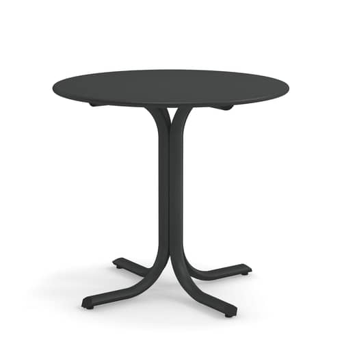 Table ronde System métal multicolore / Ø 120 cm / Modèle d\'exposition - Emu - Fer Antique - Acier peint