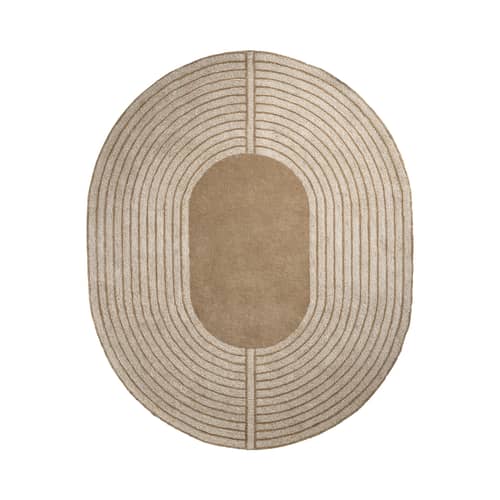 Tapis Mirage Petit / 195 x 240 cm - Tufté main - Maison Sarah Lavoine - Naturel - Coton, Laine