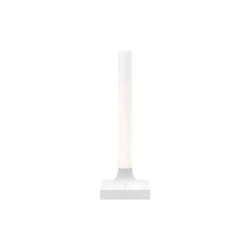 Lampe sans fil rechargeable Goodnight LED plastique blanc - Kartell - Blanc - ABS recyclé, PMMA