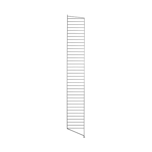 Montant de sol / à l\'unité - H 200 x P 30 cm - String Furniture - Noir - Acier laqué