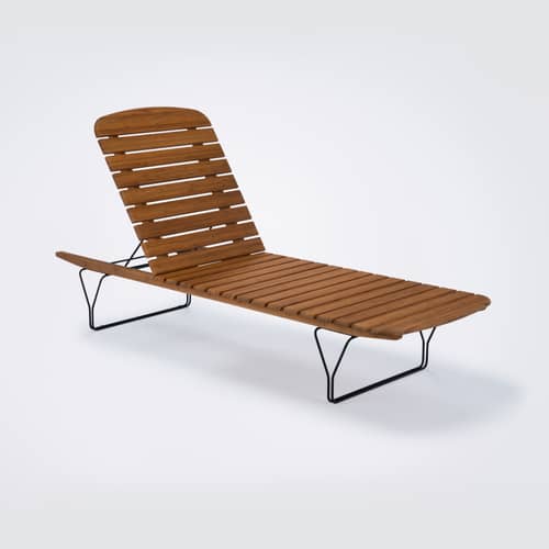 Schrgstellbarer Liegestuhl Molo Houe / Bambus - Verstellbar - Holz natur -  Holz | Made In Design