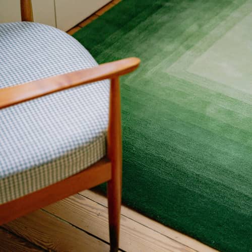 Tapis Green Door / 240 x 170 cm - Tufté main - COLORTHERAPIS - 240 x 170 cm - Laine vierge de Nouvelle-Zélande