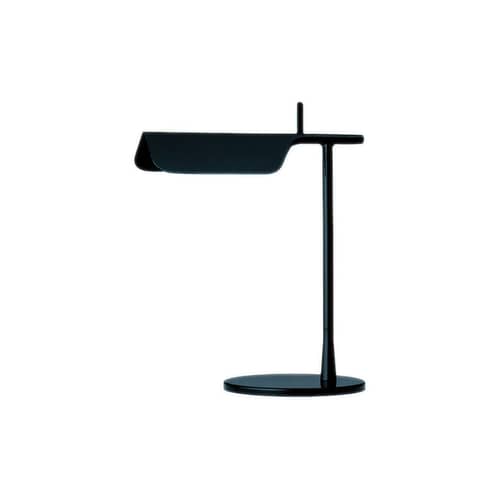 Tischleuchte Tab T LED metall schwarz - Flos - Schwarz - Aluminium, PMMA