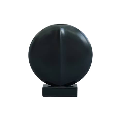 Guggenheim Mini Vase ceramic green / Ø 32 cm - 101 COPENHAGEN - Dark green - Ceramic