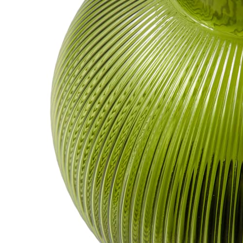 Hot Air Balloon Vase glass green / H 30 cm - Pols Potten - Green - Glass