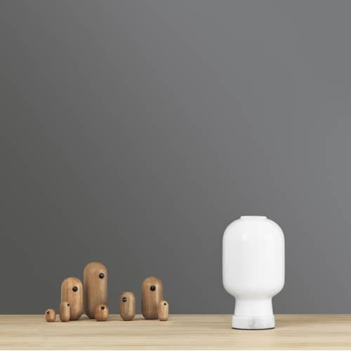 Figurine Little Bird bois naturel / H 10 x Ø 5,2 cm - Normann Copenhagen - Chêne - Chêne massif tourné