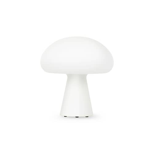 Lampe extérieur sans fil rechargeable Obello LED verre / Bill Curry, 1971 - Gubi - Verre dépoli - Verre soufflé bouche