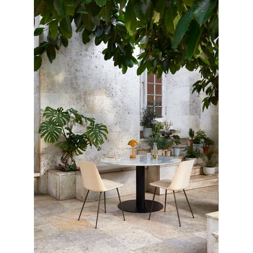 Pot de fleurs Collect SC71 plastique pierre rose / Ø 24 x H 18 cm - Polystone - &tradition - Sienne - Polystone