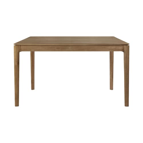 Table rectangulaire Bok bois marron / 140 x 80 cm - 6 personnes - Ethnicraft - Teck - Teck massif