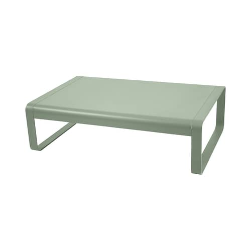 Tavolino basso Bellevie / Alluminio - 103 x 75 cm - Fermob - Cactus - Acciaio elettrozincato, Alluminio
