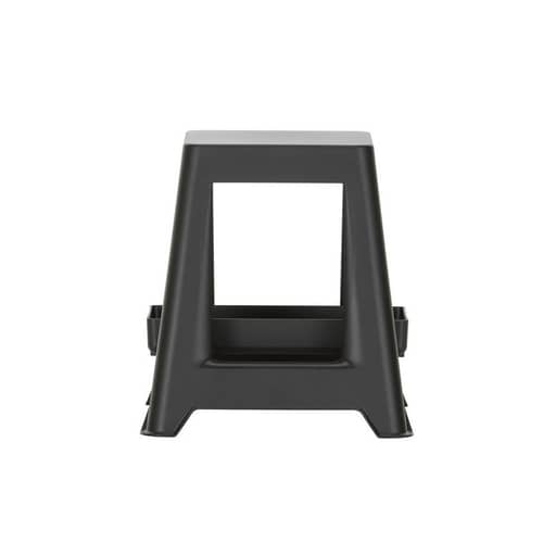 Chap Tray RE Tray plastic material black / 41.5 x 20 cm - Recycled polyamide - Vitra - Black - Recycled polyamide