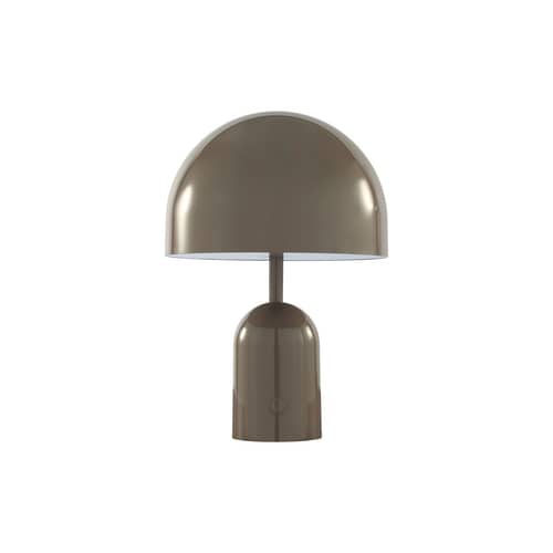 Bell LED Wireless rechargeable lamp plastic material brown - Tom Dixon - Taupe - ABS