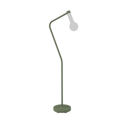 Armlehne  metall grün / Sockel der Stehleuchte für Kabellose Stehleuchte Lampe ohne Kabel Aplô LED - Fermob - Kaktus - ABS, Aluminium