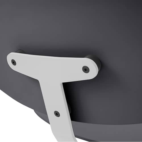 Poltrona girevole Arba legno nero / Compensato - Bouroullec, 2024 - raawii - Antracite / Base Grigio chiaro - Acciaio, Alluminio, Compensato