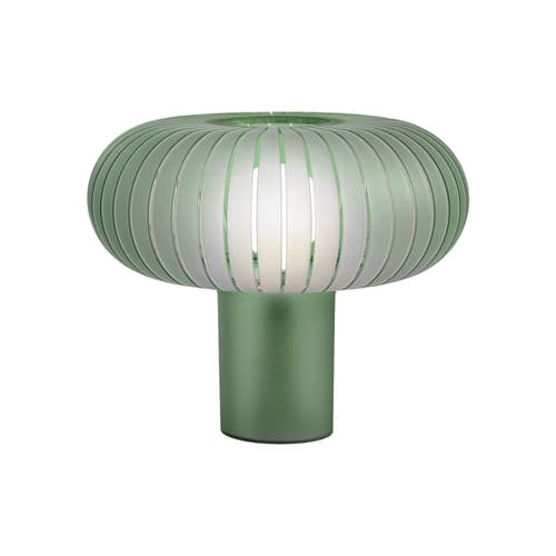 Lampe de table Teresa Frozen / Ø 50 x H 43 cm - Recyclé - Kartell - Vert (translucide) - PMMA recyclé