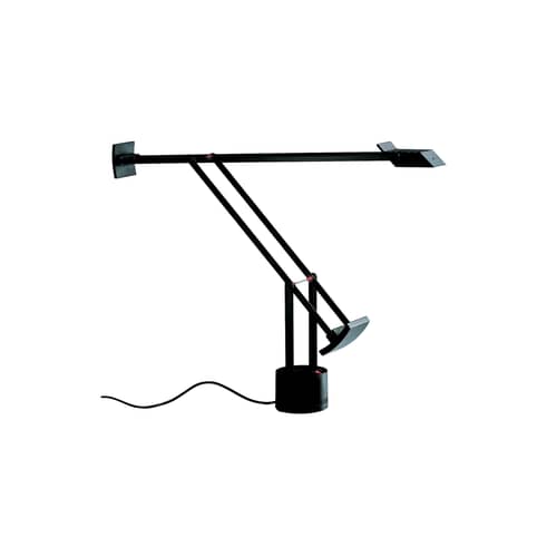 Lampe de table Tizio métal noir / Richard Sapper, 1972 - Artemide - Noir - Aluminium
