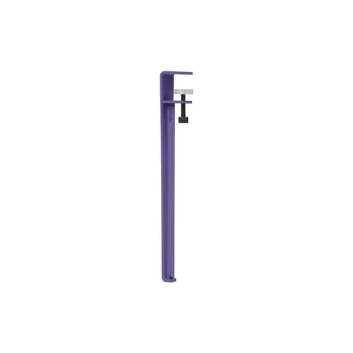 Piede  metallo viola con fissaggio a morsa di Uchronia / H 43 cm - Per creare un tavolino o una panca - TIPTOE - Viola (di Uchronia) - Acciaio termolaccato