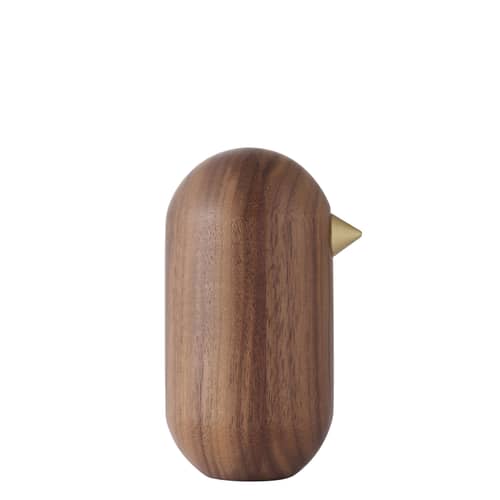 Figur Little Bird holz natur / H 10 x Ø 5,2 cm - Normann Copenhagen - Nussbaum - Nussbaum massiv