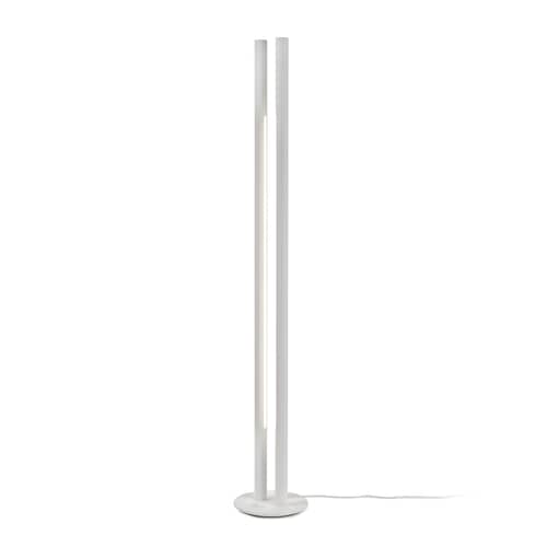 Stehleuchte L1 LED metall weiß Aluminium / H 190 cm - valerie objects - Weiß - Aluminium