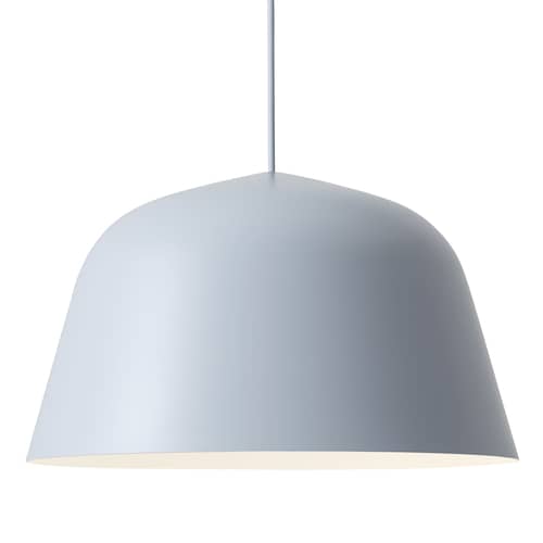 Suspension Ambit métal bleu / Ø 40 cm - Muuto - Bleu clair - Aluminium