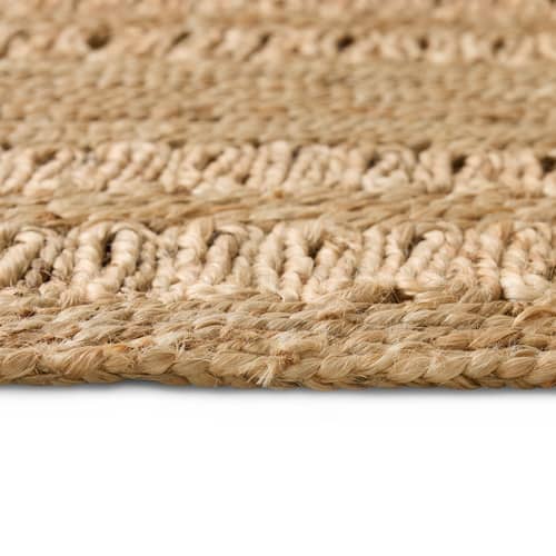 Tappeto Soleil fibre beige / 60 x 165 cm - Iuta - HK LIVING - 60 x 165 cm / Naturale - Iuta