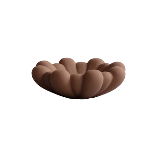 Coupe Bloom Medium / Ø 28,5 x H 10,5 cm - 101 COPENHAGEN - Amande - Béton fibré, Céramique