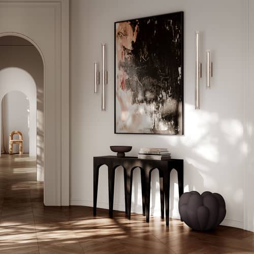Centre de table Baburu Medium céramique marron / Ø 30 x H 15 cm - 101 COPENHAGEN - Chocolat - Céramique