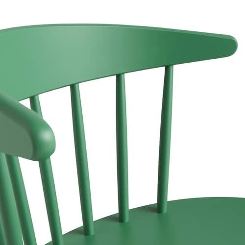Chaise J104 bois vert / Réédition années 60 - Hay - Vert Jade - Hêtre massif, Placage de hêtre