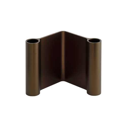 Chandelier Pair métal marron / H 11 cm - Muuto - Marron - Aluminium anodisé