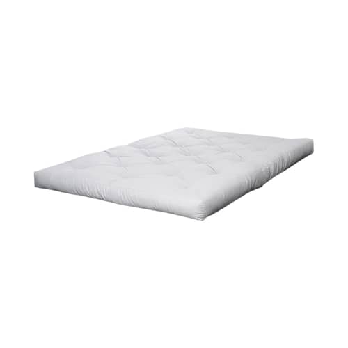 Matelas-futon Comfort / 120 x 200 x H 15 cm - Mi-ferme / Fabriqué à la main - KARUP DESIGN - 120 x 200 cm - Coton, Fibres mélangées, Mousse PU