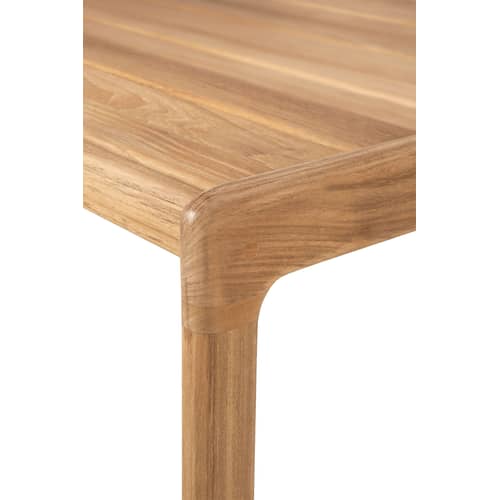 Table basse Jack Outdoor tissu bois naturel / 54 x 54 cm - Teck - Ethnicraft - 54 x 54 cm / Teck - Teck massif