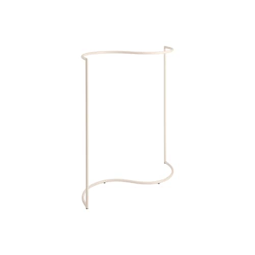 Portant Colour Rack métal beige / Forme S - L 144 x P 60 cm - Hay - Coquille d\'oeuf - Acier thermolaqué