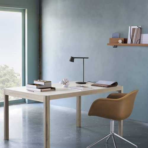 Schreibtisch-Organizer Arrange n°1 plastikmaterial grau / 100% recyceltes Plastik & Kork - 3-teiliges, stapelbares Set - Muuto - Nr. 1 / Grau - 100 % recycelter Kunststoff, Kork