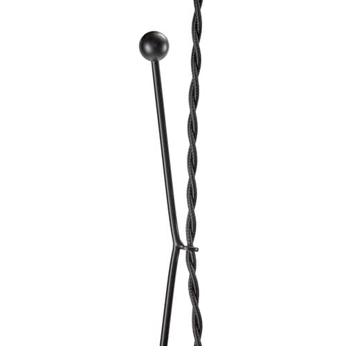 Suspension Luna Small   / Orientable - Ø 18 cm / Porcelaine & acier - Serax - Ø 18 cm / Blanc & noir - Acier, Porcelaine