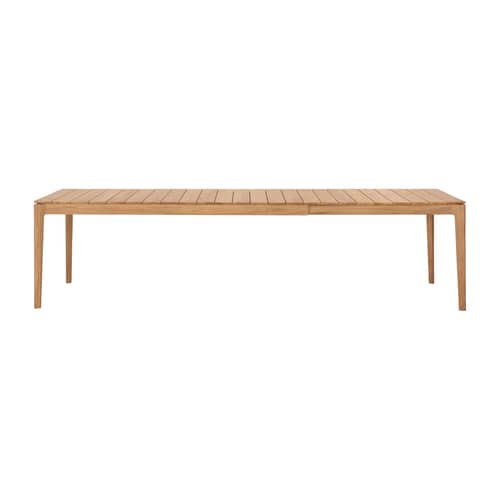 Ausziehtisch Bok OUTDOOR holz natur / L 200 bis 300 cm - 8 bis 12 Personen - Ethnicraft - Teakholz - Massives Teakholz
