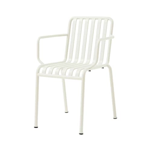 Fauteuil empilable Palissade métal blanc / Bouroullec, 2016 - Hay - Blanc crème - Acier