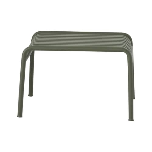 Palissade Footrest metal green Footrest  - R & E Bouroullec - Hay - Olive green - Epoxy lacquered steel