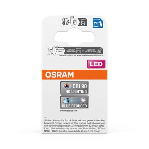 Lampadina LED GU10 dimmerabile Spot PAR16 vetro trasparente / 4,7 W (= 50 W) - Bianco caldo - Osram - Trasparente - Vetro