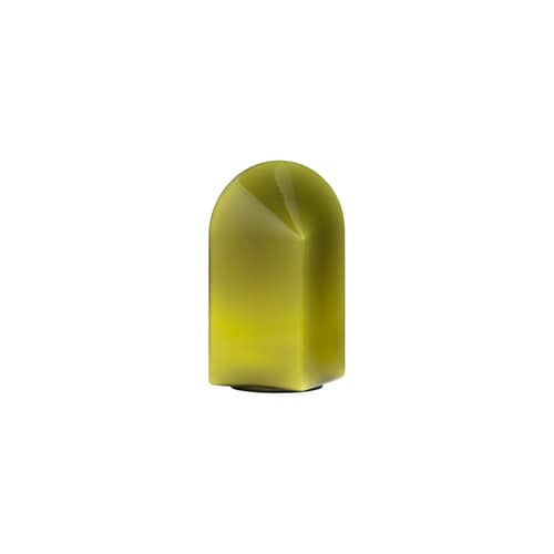 Lampe de table Parade LED verre vert / H 24 cm - Hay - Vert mousse - Verre