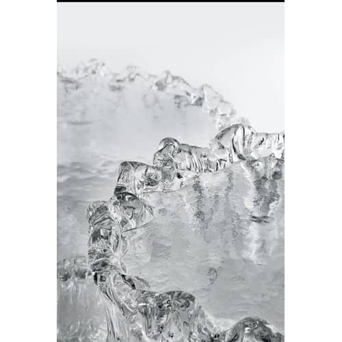 Tavolino Fountain vetro trasparente / Ø 45 x H 33 cm - Glas Italia - Ø 45 x H 33 cm / Trasparente - Vetro di Murano