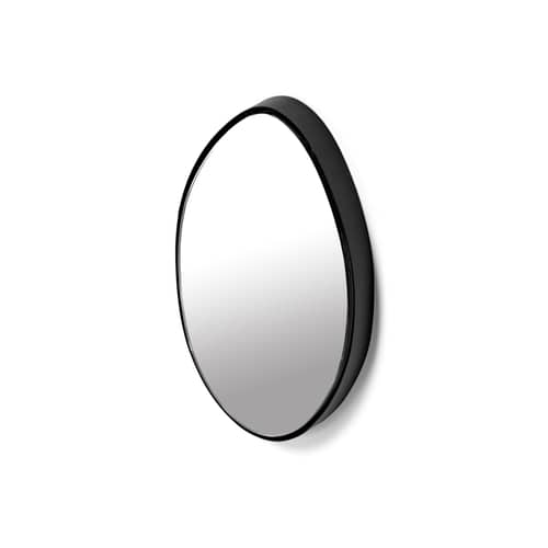 B Wall mirror metal black / 29.5 x 16 cm - Serax - 29.5 x 16 cm - Powder coated steel