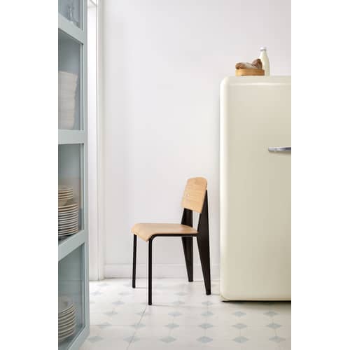 Vitra Standard Chair - black natural oak | Made In Design UK