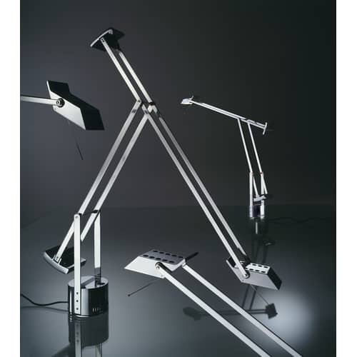 Lampe de table Tizio métal noir / Richard Sapper, 1972 - Artemide - Noir - Aluminium