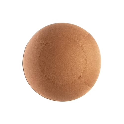 Pouf Original / Siège ergonomique - Ø 55 cm / Tissu chiné - BLOON PARIS - Terracotta - PVC, Tissu polyester