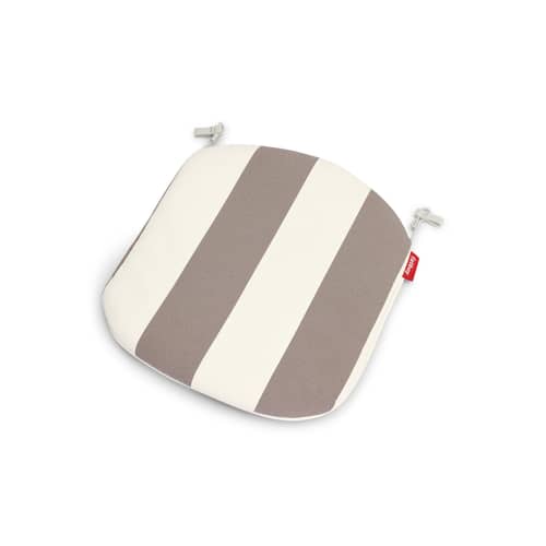 Accessorio  tessuto marrone / Cuscino per sedia e poltrona di Fred - Fatboy - A righe / Cacao - Espanso, Tessuto Olefina