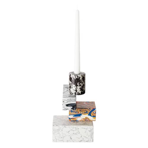 Tom Dixon Swirl Multi Candelabra - white multicoulered black