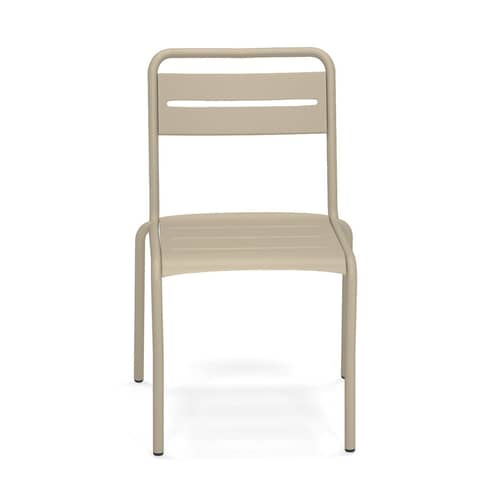 Chaise empilable Star / Aluminium - Emu - Tourterelle - Aluminium