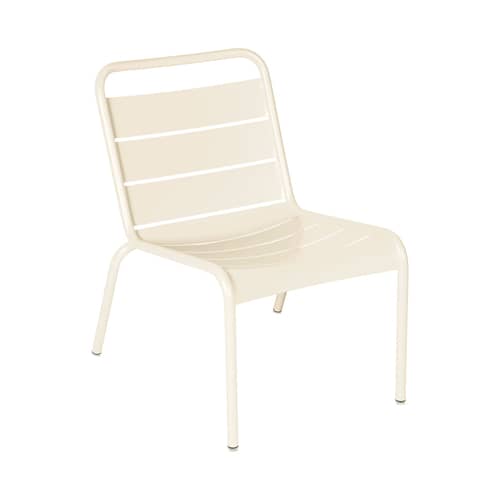Chaise lounge Luxembourg métal beige - Fermob - Beige latte - Aluminium